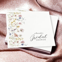 Watercolor Flores silvestres Floral Ducha de novia