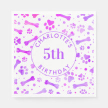 Watercolor Pinta rosa Púrpura Pinta Imprime fiesta