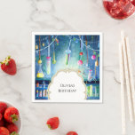 Servilleta De Papel Watercolor Science Magic Scientiday<br><div class="desc">Añada un toque de estilo artístico a su mesa con nuestras toallas de cumpleaños del Científico Mágico de Watercolor Science! Con cautivadores ilustraciones acuáticos de aparatos científicos y elementos místicos, estas servilletas le aportan una dosis adicional de magia a su celebración. Suave y absorbente, son perfectas para mantener las cosas...</div>