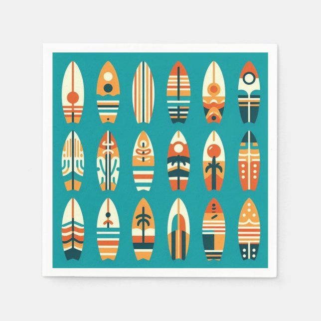 Servilleta De Papel Wave Riders (Anverso)