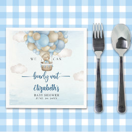 Servilleta De Papel We Can Bearly Wait – Baby Shower for Boy