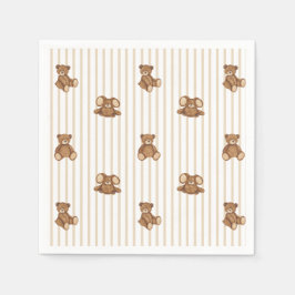 Servilleta De Papel We Can Bearly Wait Elegant Baby Shower