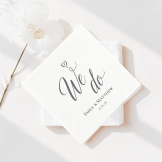 Servilleta De Papel We Do Wedding Napkin