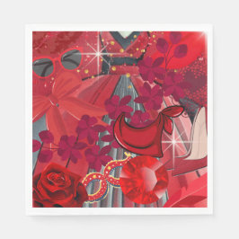 Servilleta De Papel Wear Red