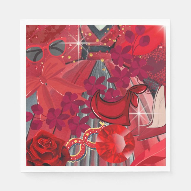 Servilleta De Papel Wear Red (Anverso)