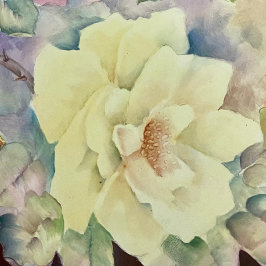 Servilleta De Papel Wedding Cocktail Napkins | Lemon Rose Floral 