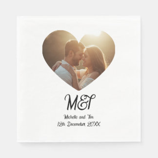 Servilleta De Papel Wedding or engagement personalised napkins