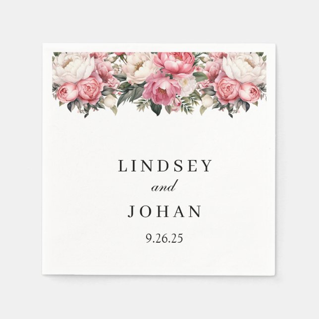 Servilleta De Papel Wedding Paper Napkins (Anverso)