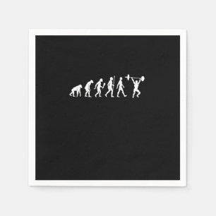 Servilleta De Papel Weightlifting Evolution Weightlifter Gym Gift