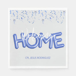 Servilleta De Papel Welcome Home Patriotic Military Hero Party