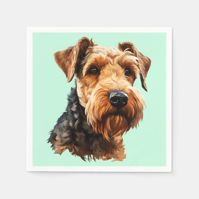 Servilleta De Papel Welsh Terrier (Anverso)