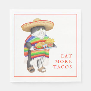 Servilleta De Papel WENDELITO Come Más Tacos Ropa De Almuerzo Estándar