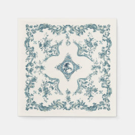 Servilleta De Papel Western Cowboy Toile de Jouy Bandana Design Horse