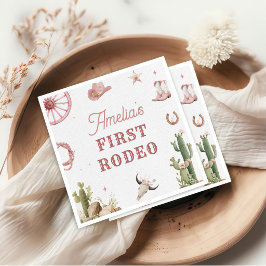 Servilleta De Papel Western Vintage Rodeo Birthday Paper Napkin