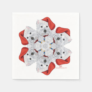 Servilleta De Papel Westie Copo de Nieve