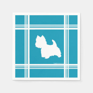 Servilleta De Papel Westies turquesa