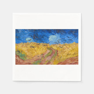 Servilleta De Papel Wheatfield with Crows by Vincent van Gogh