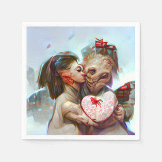 Servilleta De Papel Whimsical Alien Romance