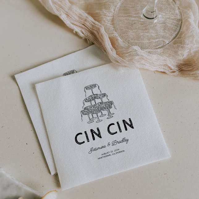 Servilleta De Papel Whimsical Doodle Boda (Subido por el creador)