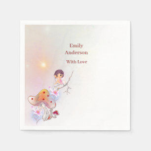 Servilleta De Papel Whimsical Fairy Magical 4Nacimientos