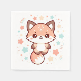 Servilleta De Papel Whimsical Fantasy Fox Baby Shower