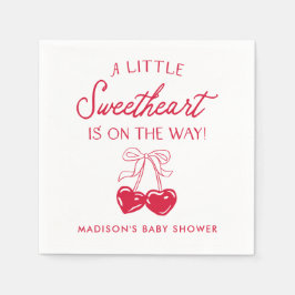 Servilleta De Papel Whimsical Little Sweetheart Baby Shower
