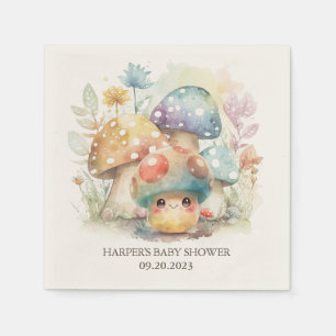 Servilleta De Papel Whimsical Mushroom