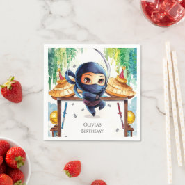 Servilleta De Papel Whimsical Spy Ninja Birday