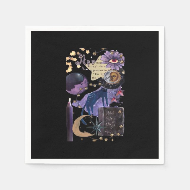 Servilleta De Papel Whimsigoth Aesthetic 90 (Anverso)