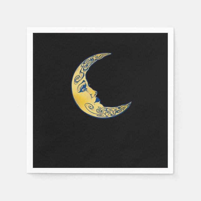 Servilleta De Papel Whimsigoth Moon (Anverso)