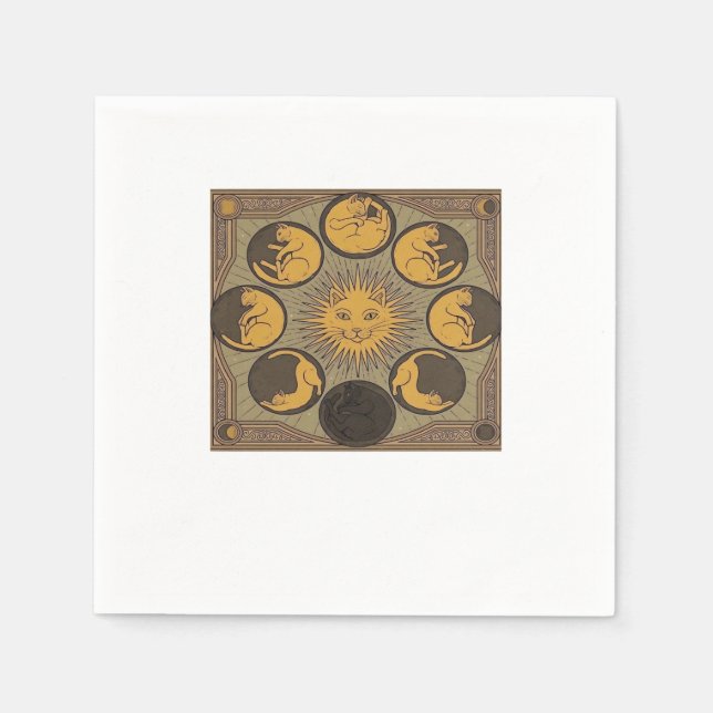 Servilleta De Papel Whimsigoth Moon Classic (Anverso)