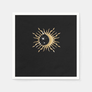 Servilleta De Papel Whimsigoth Sun Moon Space Classic