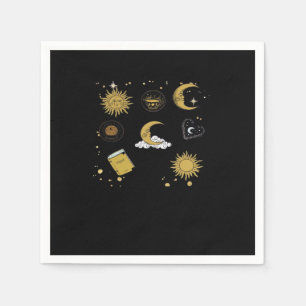 Servilleta De Papel Whimsigoth Sun Moon Witchen Classic