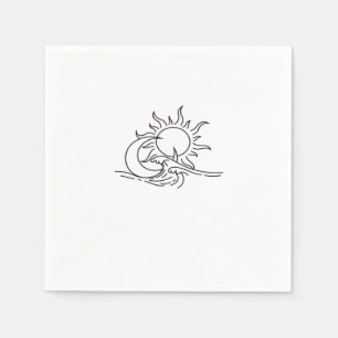 Servilleta De Papel Whimsigoth Sun Sea Witchen