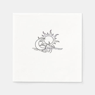 Servilleta De Papel Whimsigoth Sun Sea Witchen