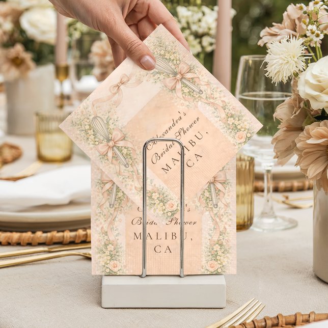 Servilleta De Papel Whisked Away Kitchen Bridal Shower (Subido por el creador)