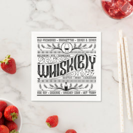 Servilleta De Papel Whiskey / Whisky Napkin