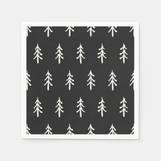 Servilleta De Papel Whispering Pines - Charcoal