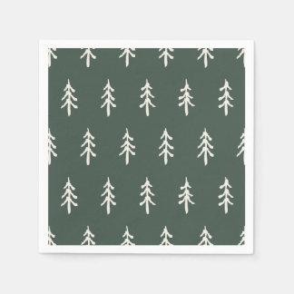 Servilleta De Papel Whispering Pines - Deep Forest Green