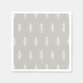 Servilleta De Papel Whispering Pines - Frost Gray