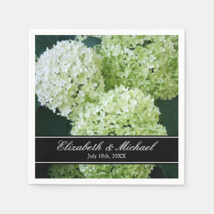 Servilleta De Papel White Annabelle Hydrangeas Boda personalizado