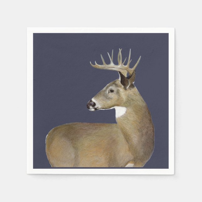 Servilleta De Papel White Tail Buck (Anverso)