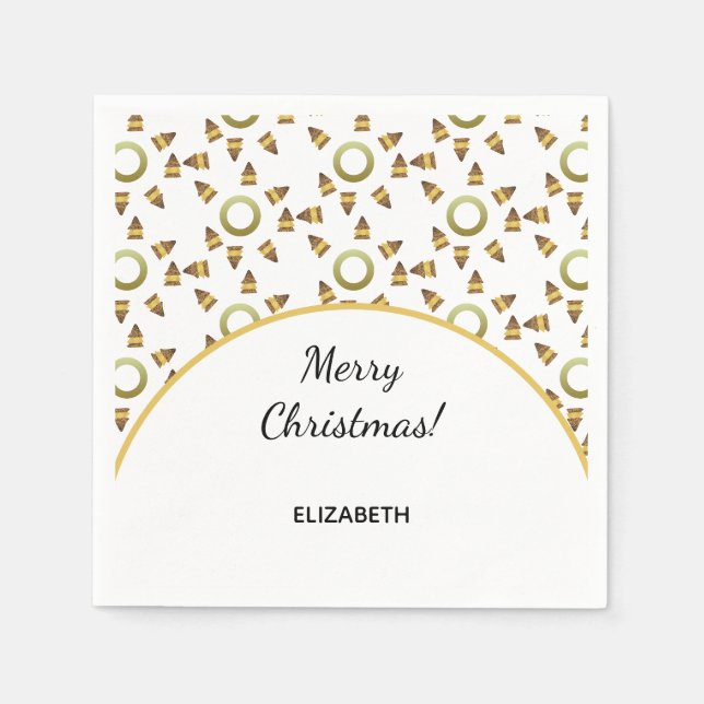 Servilleta De Papel Wild Noel Pattern (Anverso)