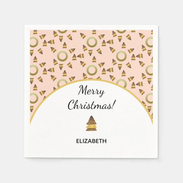 Servilleta De Papel Wild Noel Pattern (Anverso)