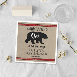 Servilleta De Papel Wild One Boys Baby Shower