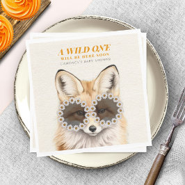 Servilleta De Papel Wild One Daisy Fox Baby Shower