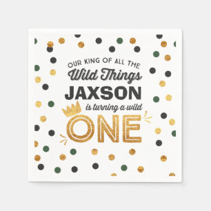 Servilleta De Papel Wild One Fiesta Napkin Fiesta de Cosas Salvajes