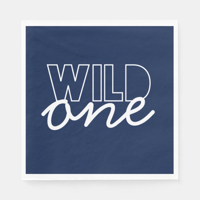 Servilleta De Papel Wild One First Birthday Napkins (Anverso)