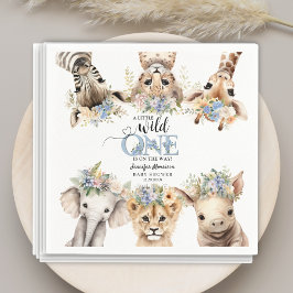 Servilleta De Papel Wild One Safari Jungle Boy Baby Shower