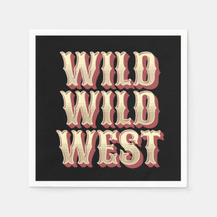 Servilleta De Papel Wild Wild West